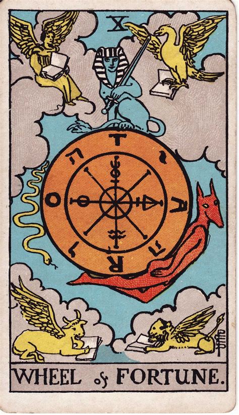 La Rueda de la Fortuna en el Tarot: significado,。